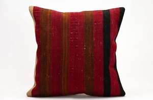 Kilim Pillow Cover, 20x20 in, Decorative Sofa Cushion, Handmade Boho Pillow - Picture 1 of 6
