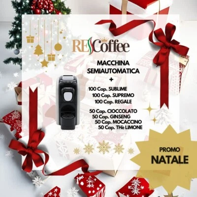 PROMO Fino al 06/01 Macchina Caffè + 300 Cap. Caffè + 200 Cap. Solubili - Immagine 1 di 2