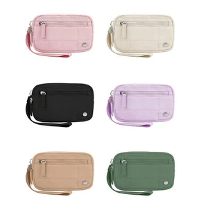 1x Wristlet Wallet For Women Portable Clutch Purse Change Holder Phone Organizer - Afbeelding 1 van 14