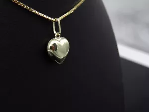 CIONDOLO CUORE CLASSICO IN ORO GIALLO 585/14K TAGLIA L - Foto 1 di 4