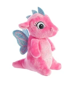 Aurora 7" Sparkle Tales Clover Dragonette Plush, Pink - Picture 1 of 1