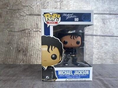 Funko Pop Rock Michael Jackson Bad #25 Vinyl Figure Authentic