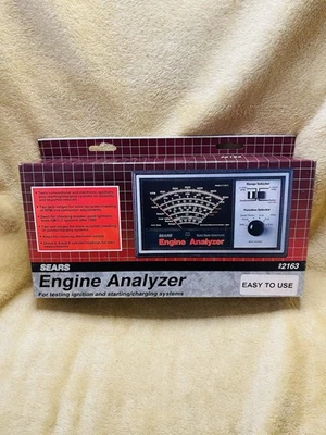 Analizador de Motor Sears Vintage Modelo 161.216300 Caja Original Sellado de Fábrica Nuevo Foto 1 de 4