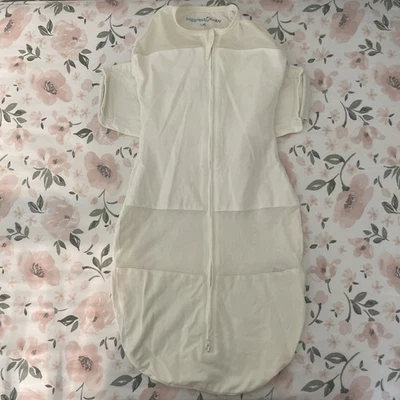 HAPPIEST BABY SNOO Sleep Sack Swaddle Size Large (18-24 lbs) ivory color - Image 1 of 4