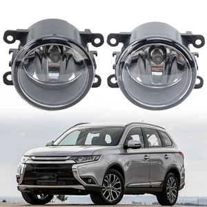 PAIR Bumper Fog Light Driving Lamp For Mitsubishi Outlander 2016 2017 2018 2019 - Picture 1 of 20