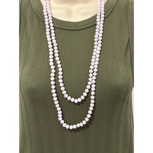 VETEMENTS Collana lunga donna oro rosa pastello accento semplice perline BOHO Pasqua primavera