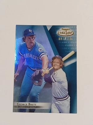 2018 Topps Gold Label George Brett Blue /150 Royals - Image 1 of 4