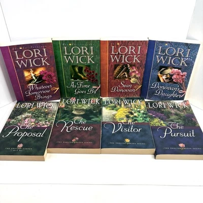 Lori Wick Two Complete Series The Californians & The English Garden Lot of 8 - Image 1 of 4