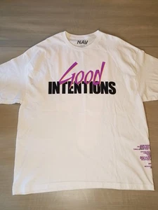 NAV × VLONE BUONE INTENZIONI COLOMBE T SHIRT UOMO 2XL - Foto 1 di 6