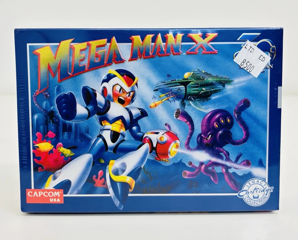 Mega Man X 30th Anniversary Super Nintendo Classic Cartridge iam8bit New Sealed - Image 1 of 4