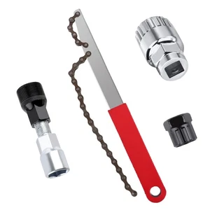 Kit Attrezzi Bici Frusta, Attrezzo per Smontare Pacco Pignoni, Chiave a Frusta c - Foto 1 di 7