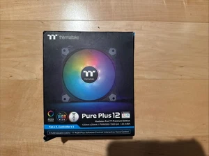 Thermaltake Pure Plus 12 LED RGB Radiator Fan - new In Box - Afbeelding 1 van 1