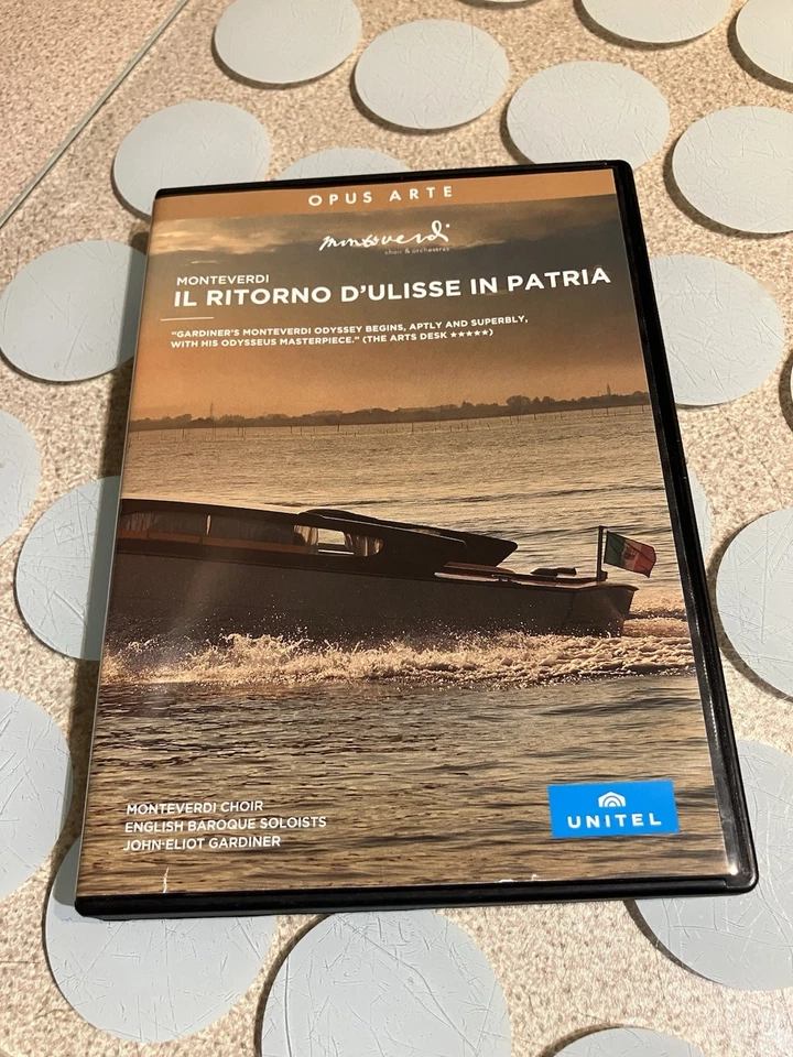 Il Ritorno D'Ulisse in Patria: Monteverdi Choir and Orchestra DVD Free Postage - Immagine 1 di 1