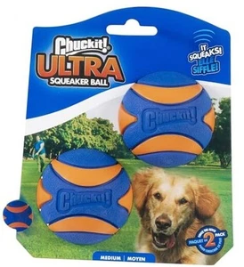 Ultra Squeaker Balls for Dogs, Floating Water Pet Toys, Durable Rubber Pet - Picture 1 of 7