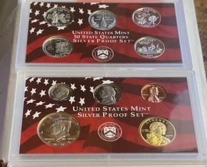 2000-S 90% Silver DCAM Proof 10 pc Set OGP Great Birth Year Gift/New Millennium! - Picture 1 of 3