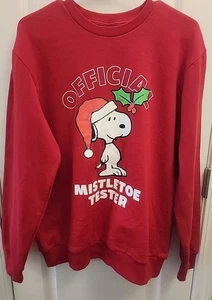 Herren Snoopy Peanuts Offical Misteltester Medium (38-40) Sweatshirt Weihnachten  - Bild 1 von 5