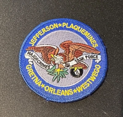 Parche Plaquemines Jefferson Westwago Louisiana Major Crimes Task Force - LA Foto 1 de 2