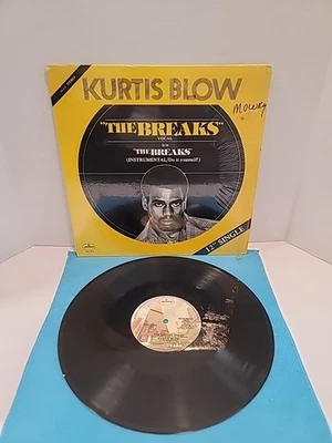 KURTIS BLOW - "THE BREAKS" (Instrumental/Do It Yourself) 1980, VINYL W/Shrink  - Image 1 of 4