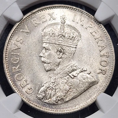 Silver 1936 South Africa 2 1/2 Shillings | NGC MS63 - Image 1 of 3