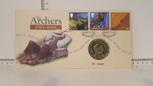 (Lot 349) FDC / PNC Medallion Coin Cover 2001 " The Archers " - Bild 1 von 2