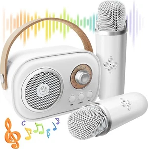 Karaoke Machine with Built-In Songs and Microphone for Kids Gift for a child - Picture 1 of 6