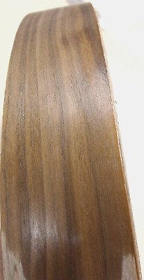 3MM Walnut Wood Veneer Edgebanding 7/8  X 328' Feet Rolls No Glue 1/8  Thickness • 247.13£