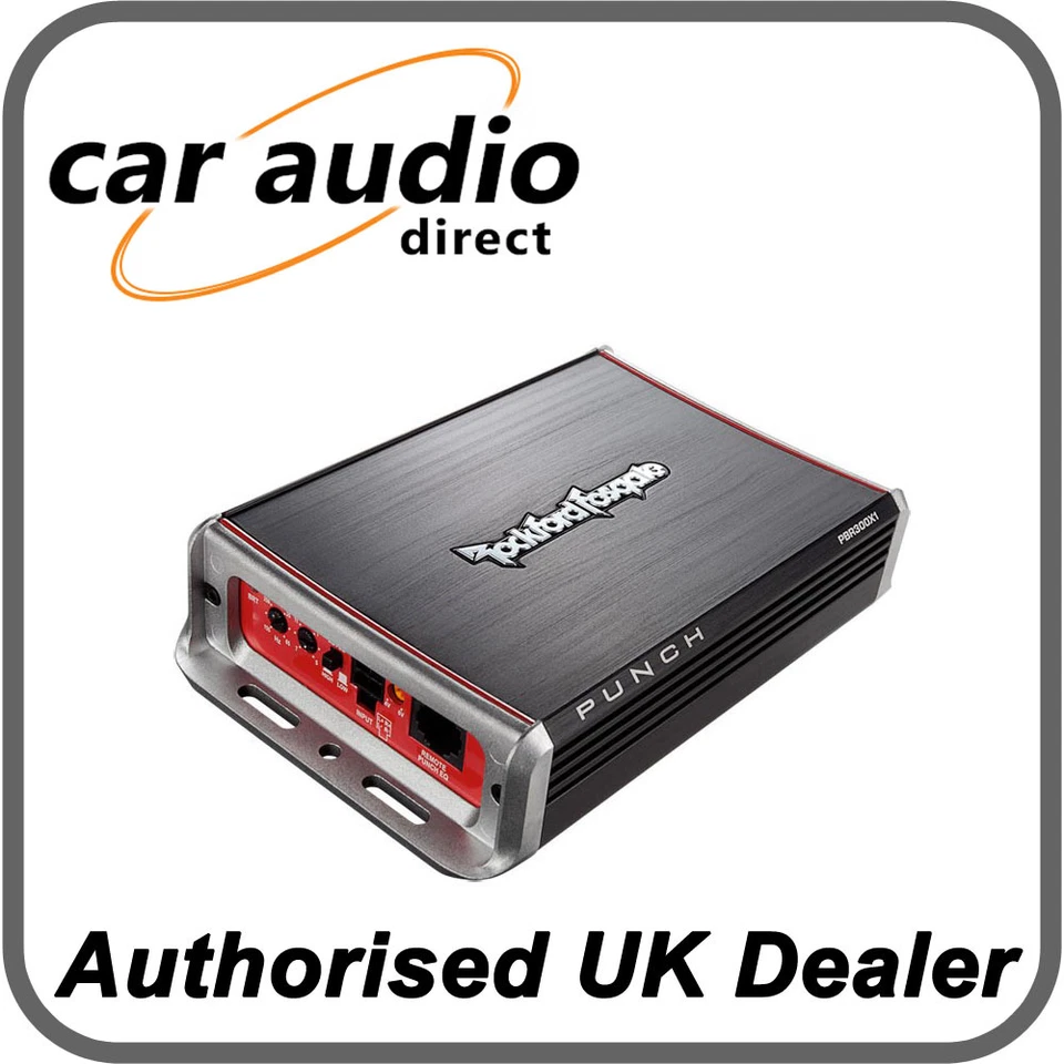 ROCKFORD FOSGATE PBR300X1 Car Audio Mono Amp Amplifier Compact Sub 300W - Image 1 of 1
