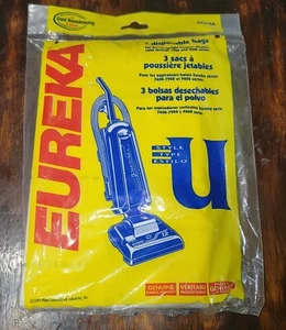 NOS Eureka Dust Bags Type U - 3 in the Package - 54310A Upright 7600-7900 & 9000 - Picture 1 of 2