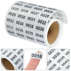 Numbered Stickers Prenumbered Labels Dot Decals Small Rectangle