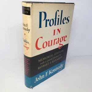 John F. Kennedy PROFILES IN COURAGE Memorial Edition 1964 Robert Kennedy HCDJ - Imagen 1 de 8