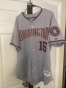 1st Year Washington Nationals Game Worn Used Jersey Bob Natal Expos Nats 2005 !! - Picture 1 of 9