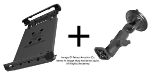 RAM Tab-Tite Suction Cup Mount for iPad Mini Version 1-6 w/o Case, Nook, Others - Picture 1 of 5