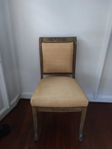 Set of Louis XIV Antique Chairs Reupholstered Cover