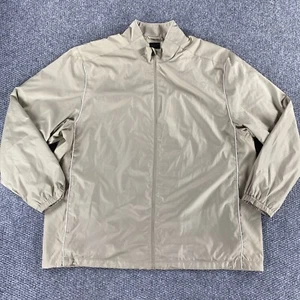 Greg Norman Mens Golf Lightweight Windbreaker Jacket Full Zip Brown Size XL - Picture 1 of 11