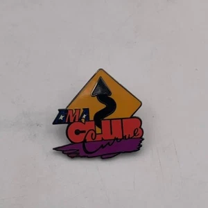 VTG AMA Harley Davidson Motorcycle Riders Club Curve Retro Pin Badge - Picture 1 of 3