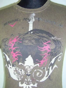 Jungen Teenager/Jugend Fender Guitars T-Shirt Mineral Brown Gr. 32 34 Neu mit Etikett - Bild 1 von 3