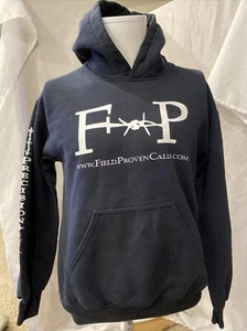 Campo Probado Llamadas Caza Gansos Gansos Sudadera Negra Sudadera con Capucha Pequeña  - Imagen 1 de 7