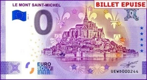 LE MONT SAINT-MICHEL / BILLET 0 € / NULL EURO-SCHEIN / UEWD 2021-1 - Picture 1 of 1