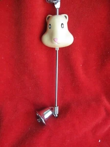 Littlest Pet Shop super pet 2001 Beaver Keychain/ Bell - Picture 1 of 9