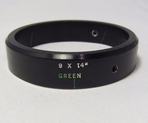 Adapter Ring 9x14" GREEN 4x6" RED 3x4" YELLOW 2x3" WHITE 1.5x2.5" BLUE  