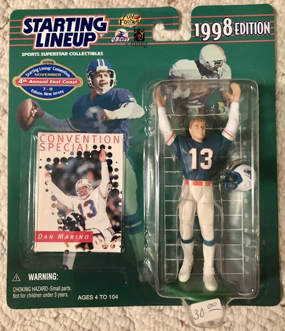 1998 DAN MARINO STARTING LINEUP FIGURE NEW JERSEY CONVENTION SPECIAL PROTECH Cover