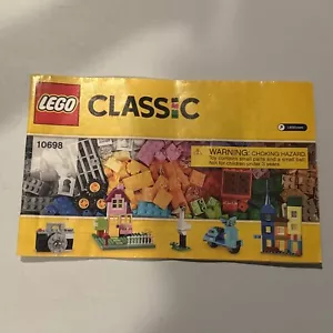 LEGO Classic 10698 INSTRUCTIONS ONLY - Picture 1 of 1