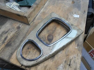 Jaguar S-Type Automatic Gear Selector Surround Trim. Almond/Bronze Wood. 2003-07 - Picture 1 of 3