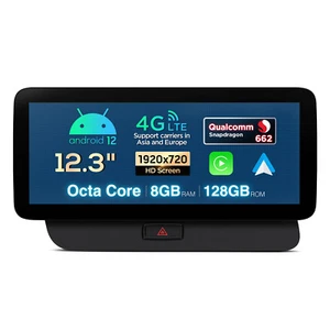 XTRONS Android 13 Retrofit Autoradio 128GB Bluetooth 5.1 GPS Navi SD für Audi Q5 - Bild 1 von 14