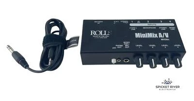 Rolls MX56c MiniMix A/V Audio Mixer - No AC - Image 1 of 4