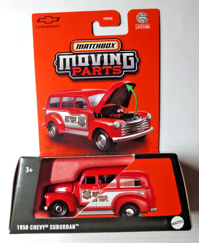 Matchbox - 1950 Chevy Suburban - MBX Moving Parts Serie 2025 - JBW89 - Immagine 1 di 2