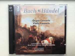 Bach Händel Organ Violin Concerts 2CDs Eugen Duvier Bohdan Warchal - Picture 1 of 5