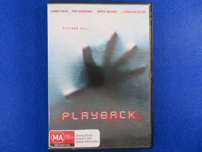 Playback - Christian Slater - DVD - Region 4 - Fast Postage !! - image 1 of 2