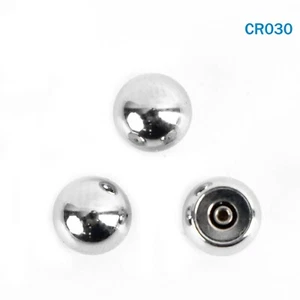 Reloj suizo de tres piezas corona plateada con botón #CR030# - Imagen 1 de 5