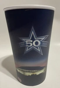 Dallas Cowboys 50th Anniversary 2010 Season Holographic Plastic Stadium Cup 32oz - Picture 1 of 5